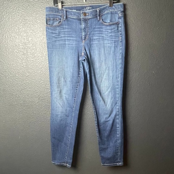 Ann Taylor LOFT Women's Blue Wash Super Skinny Jeans Size 31/12 - Picture 3 of 9